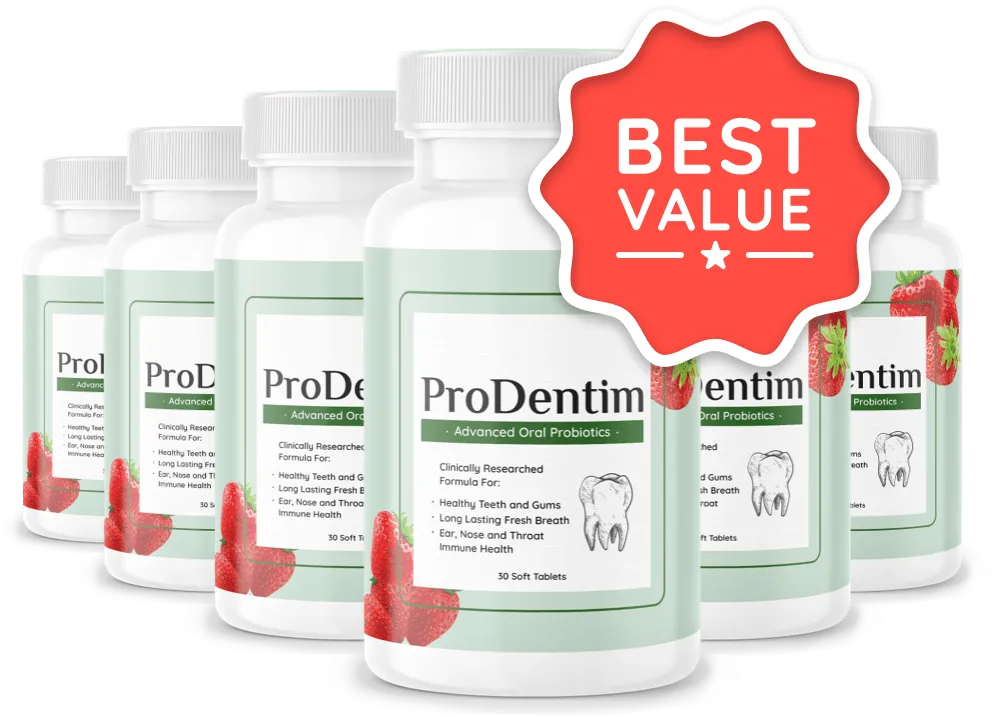 ProDentim 6 bottles — 180-day supply